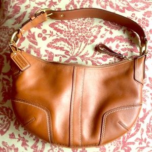 Coach small leather hobo purse